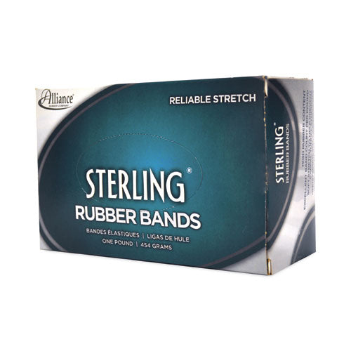 Image of Alliance® 24625 Sterling Rubber Bands, Size 62, 0.03" Gauge, Crepe, 1 Lb Box, 600/box