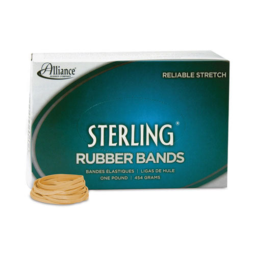 Image of Alliance® 24315 Sterling Rubber Bands, Size 31, 0.03" Gauge, Crepe, 1 Lb Box, 1,200/box