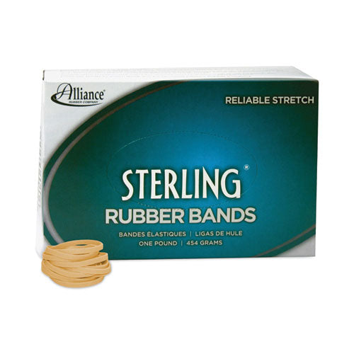Image of Alliance® 24305 Sterling Rubber Bands, Size 30, 0.03" Gauge, Crepe, 1 Lb Box, 1,500/box
