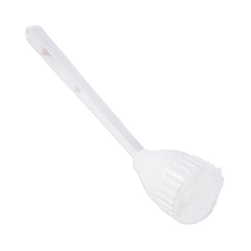 Image of Boardwalk® 528121 Cone Bowl Mop, 10" Handle, 2" Mop Head, White, 25/Carton