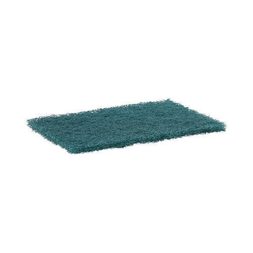 Image of Boardwalk® 86LGI Heavy-Duty Scouring Pad, 6 x 9, Green, 15/Carton