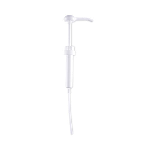 Image of Boardwalk® 516160 Siphon Pump for 1 gal Bottles, 1 oz Output, 12" Tube, Plastic, White, 12/Carton