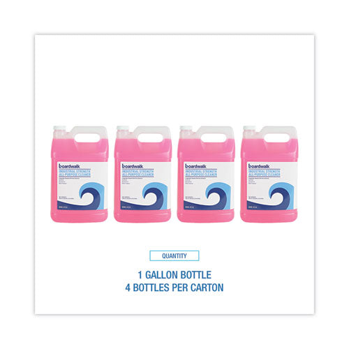 Image of Boardwalk® 570600-41ES01 Industrial Strength All-Purpose Cleaner, Lemon Scent, 1 gal Bottle, 4/Carton