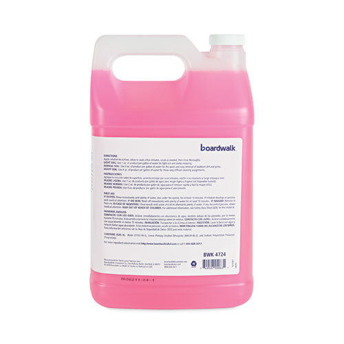 Image of Boardwalk® 570600-41ES01 Industrial Strength All-Purpose Cleaner, Lemon Scent, 1 gal Bottle, 4/Carton