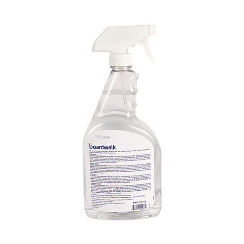 Image of Boardwalk® 953100-12ESSN Natural Glass Cleaner, Unscented, 32 oz Trigger Spray Bottle, 12/Carton