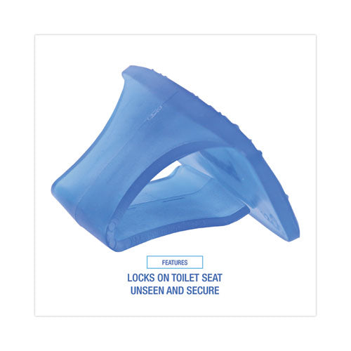 Image of Boardwalk® EBCP012I072M06AAS8000 Toilet Bowl Clip, Cotton Blossom Scent, Blue, 12/Box