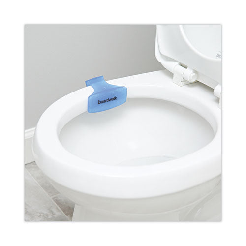 Image of Boardwalk® EBCP012I072M06AAS8000 Toilet Bowl Clip, Cotton Blossom Scent, Blue, 12/Box