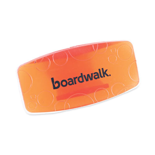 Image of Boardwalk® EBCP012I072M04AAS8000 Toilet Bowl Clip, Mango Scent, Orange, 12/Box