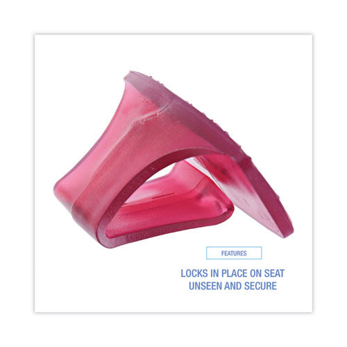 Image of Boardwalk® EBCP012I072M01AAS8000 Toilet Bowl Clip, Spiced Apple Scent, Red, 12/Box