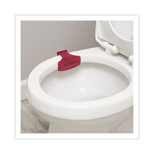Image of Boardwalk® EBCP012I072M01AAS8000 Toilet Bowl Clip, Spiced Apple Scent, Red, 12/Box