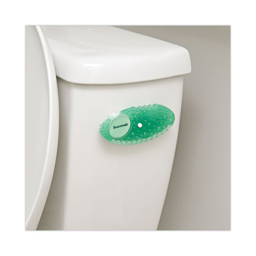 Image of Boardwalk® CURVP010I060M02AAS8100 Curve Solid Air Freshener, Cucumber Melon, Green, 10/Box