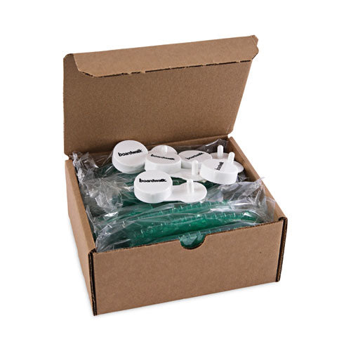Image of Boardwalk® CURVP010I060M02AAS8100 Curve Solid Air Freshener, Cucumber Melon, Green, 10/Box