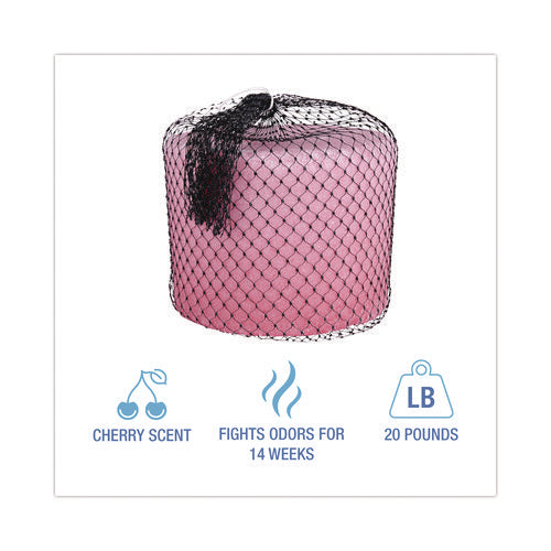 Image of Boardwalk® PSB20001I002M202143000 14-Week Super Block Deodorizer, 20 Lb, Pink, Cherry