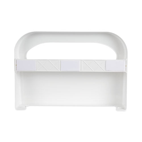 Image of Boardwalk® BWKKD100 Toilet Seat Cover Dispenser, 16 X 3 X 11.5, White, 2/box