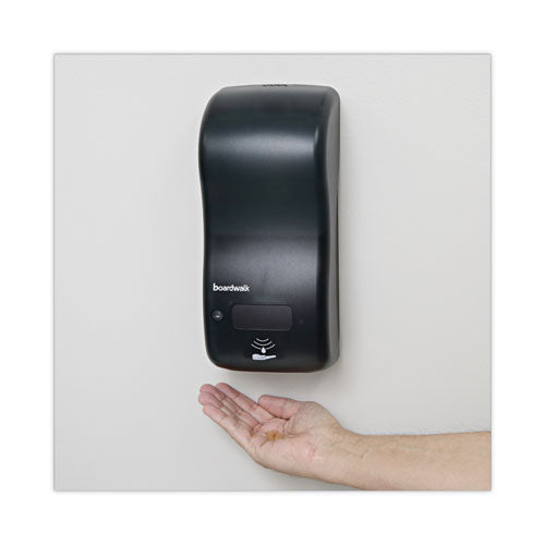 Image of Boardwalk® SH900SBBW Bulk Fill Soap Dispenser, 900 Ml, 5.5 X 4 X 12, Black