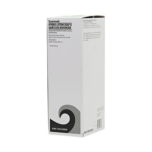 Image of Boardwalk® SH900SBBW Bulk Fill Soap Dispenser, 900 Ml, 5.5 X 4 X 12, Black