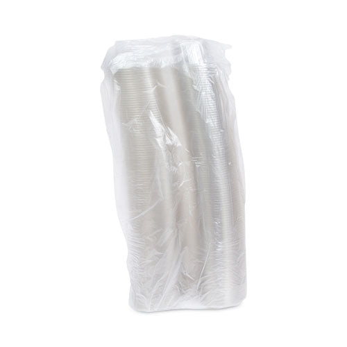 Image of Pactiv Evergreen 0CA910160000 EarthChoice Recycled PET Hinged Container, 16 oz, 4.92 x 5.87 x 2.48, Clear, Plastic, 200/Carton