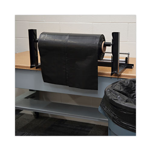 Image of Boardwalk® K7663WKK Industrial Can Liner Rolls, 60 gal, 2.7 mil, 21" x 17" x 63", Black, 50/Carton