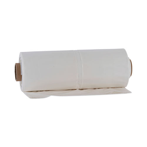 Image of Boardwalk® K7663WCK Industrial Can Liner Rolls, 60 gal, 2.7 mil, 21" x 17" x 63", Clear, 50/Carton