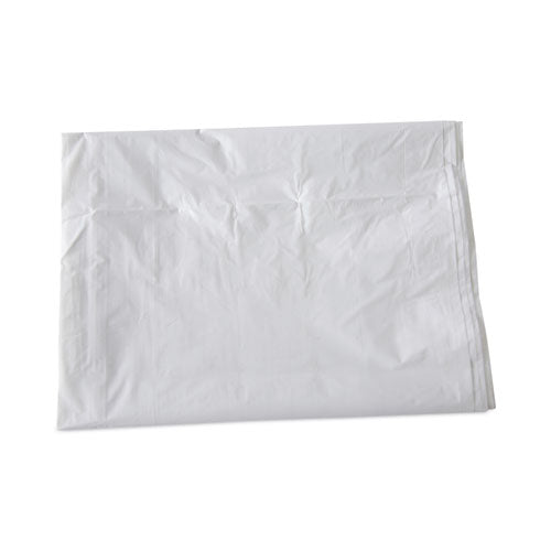 Image of Boardwalk® H8647TWK Linear Low Density Industrial Can Liners, 56 gal, 0.9 mil, 43" x 47", White, Flat Pack, 100/Carton