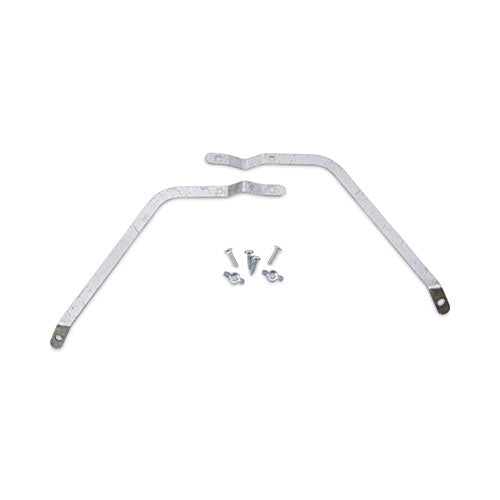Image of Boardwalk® BWK119 Metal Handle Braces, Large, Fits 24" to 48" Floor Sweeps, 0.5 x 17 x 12