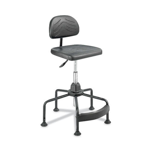 Image of Safco® 5117 Task Master Economy Industrial Chair, Supports Up To 250 Lb, 17" To 35" Seat Height, Black