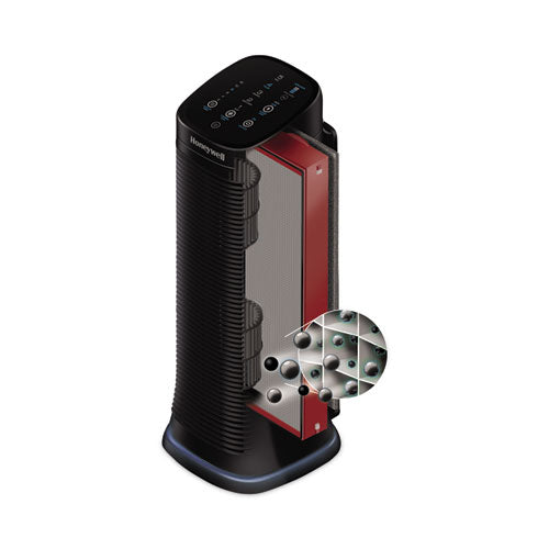 Image of Honeywell HFD320 AirGenius 5 Air Purifier, 250 sq ft Room Capacity, Black