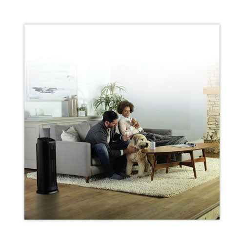 Image of Honeywell HFD320 AirGenius 5 Air Purifier, 250 sq ft Room Capacity, Black