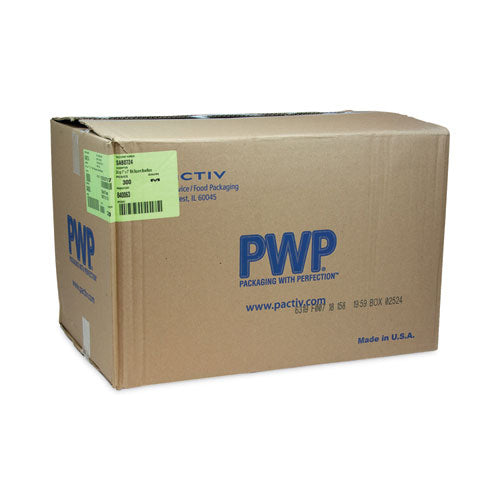 Image of Pactiv Evergreen SAB0724 EarthChoice Square Recycled Bowl, 24 oz, 7 x 7 x 1.52, Black, Plastic, 300/Carton