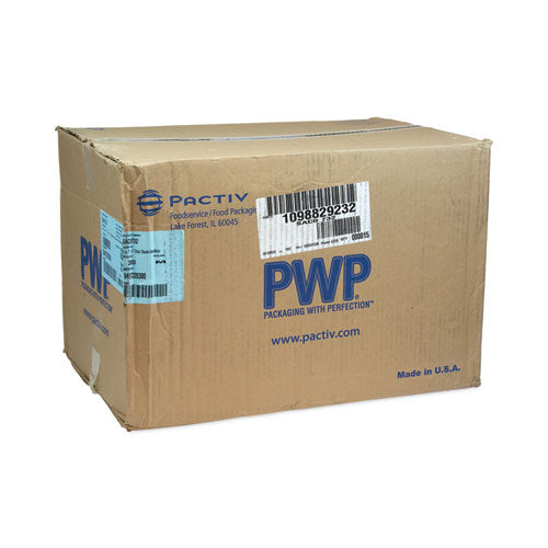 Image of Pactiv Evergreen SAC0732 EarthChoice Square Recycled Bowl, 32 oz, 7 x 7 x 2, Clear, Plastic, 300/Carton