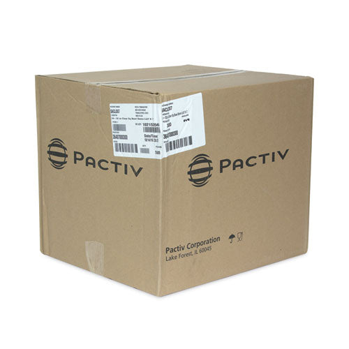 Image of Pactiv Evergreen SACLD07 EarthChoice Recycled PET Container Lid, For 24 to 32 oz Container Bases, 7.37 x 7.37 x 0.83, Clear, Plastic, 300/Carton