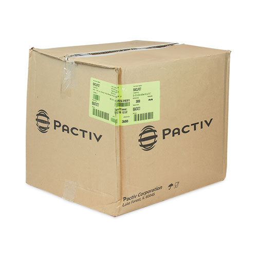Image of Pactiv Evergreen SACLF07 EarthChoice Square Recycled Bowl Flat Lid, 7.37 x 7.37 x 0.26, Clear, Plastic, 300/Carton