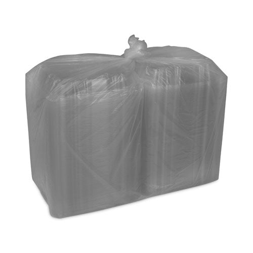 Image of Pactiv Evergreen YCI821100000 SENSATION SmartLock Hinged Lid Container, 9.2 x 8.9 x 3.1, Clear, Plastic, 200/Carton