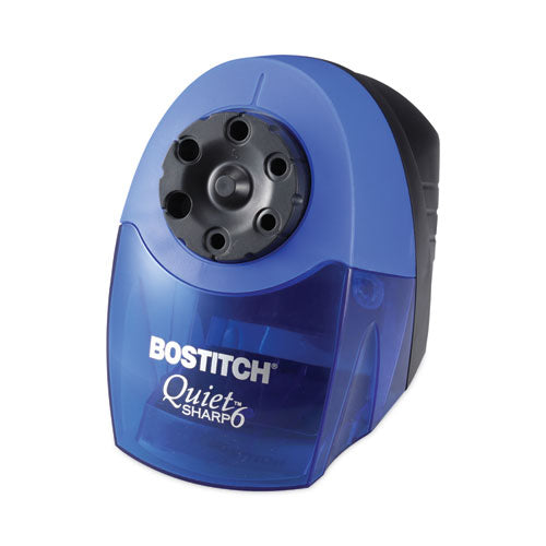 Image of Bostitch® EPS10HC Quietsharp 6 Classroom Electric Pencil Sharpener, Ac-Powered, 6.13 X 10.69 X 9, Blue