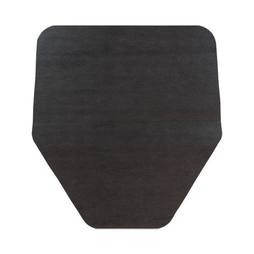Image of TOLCO® 220209 Komodo Urinal Mat, Shield-Shaped, Gray Smooth Surface, 18" x 20", 6/Carton