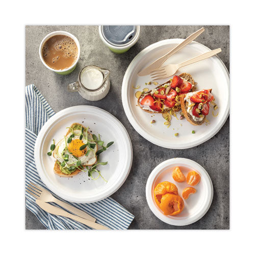 Image of Pactiv Evergreen YPSMKTEC EarthChoice PSM Cutlery, Heavyweight Knife, Plastic, Tan, 1,000/Carton