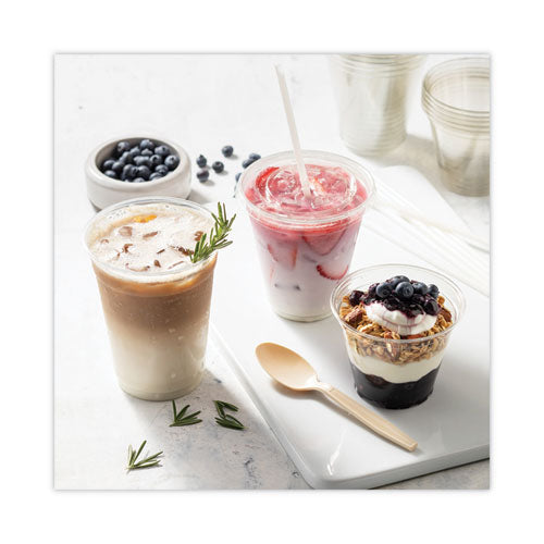 Image of Pactiv Evergreen YPSMSTEC EarthChoice PSM Cutlery, Heavyweight Spoon, Plastic, Tan, 1,000/Carton