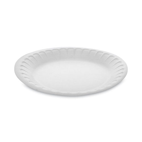 Image of Pactiv Evergreen YTH100070000 Placesetter Satin Non-Laminated Foam Dinnerware, Plate, 7" dia, White, 900/Carton