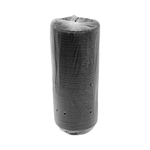 Image of Pactiv Evergreen YTKB00120000 Placesetter Deluxe Laminated Foam Dinnerware, Bowl, 12 oz, Black, 1,000/Carton