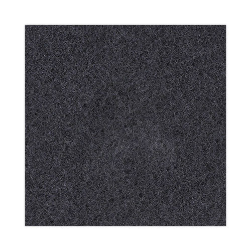Image of Boardwalk® BWK4013BLA Stripping Floor Pads, 13" Diameter, Black, 5/carton
