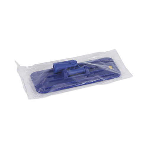 Image of Boardwalk® 528170 Swivel Pad Holder, Plastic, Blue, 4 X 9, 12/carton