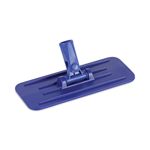 Image of Boardwalk® 528170 Swivel Pad Holder, Plastic, Blue, 4 X 9, 12/carton