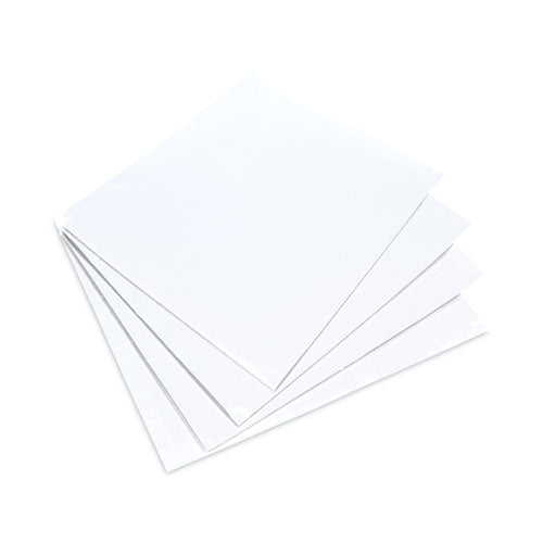 Image of Crown WC RPLPDW Walk-N-Clean 60-Sheet Pad Refill, White Tacky Adhesive Surface, Anti-Skid Backing, 30" x 24", 60 Sheets/Pad, 4 Pads/Carton