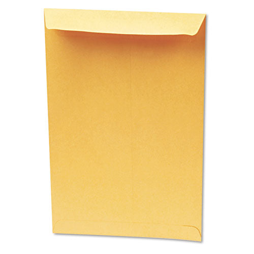 Image of Quality Park QUA43767 Redi-Seal Catalog Envelope, #13 1/2, Cheese Blade Flap, Redi-Seal Adhesive Closure, 10 x 13, Brown Kraft, 100/Box
