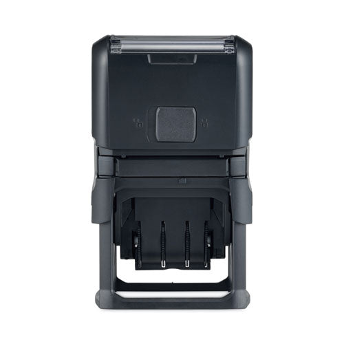 Image of Trodat® E4756 Printy Economy 5-in-1 Date Stamp, Self-Inking, 1.63" x 1", Blue/Red