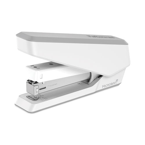 Image of Fellowes® 5011601 LX850 EasyPress Full Strip Stapler with Antimicrobial Protection, 25-Sheet Capacity, White