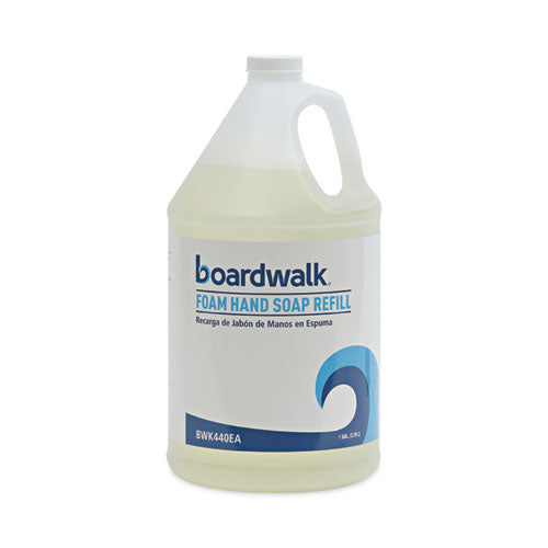 Image of Boardwalk® 5005-04-GCE00 Foaming Hand Soap Refill, Herbal Mint Scent, 1 gal, 4/Carton