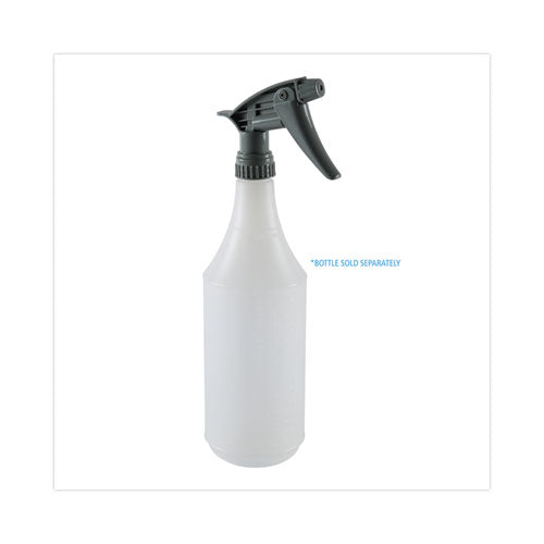 Image of Boardwalk® 511301 Chemical-Resistant Trigger Sprayer 320CR, 7.25" Tube, Fits 16 oz Bottles, Gray, 24/Carton