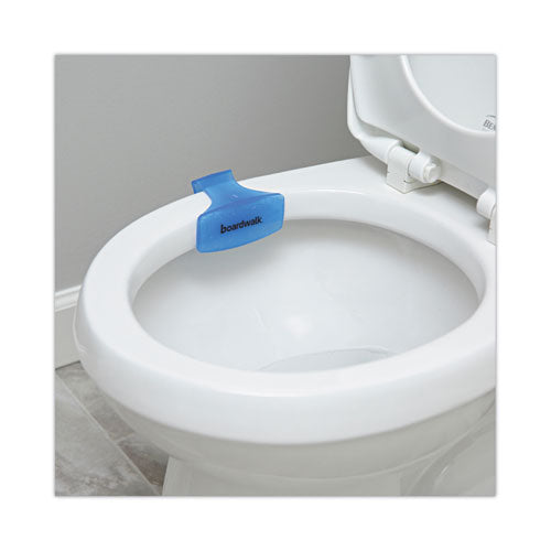 Image of Boardwalk® EBCP012I072M06AAS8000 Toilet Bowl Clip, Cotton Blossom Scent, Blue, 12/Box, 6 Boxes/Carton