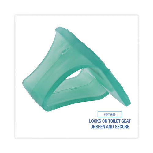 Image of Boardwalk® EBCP012I072M02AAS8000 Toilet Bowl Clip, Cucumber Melon Scent, Green, 12/Box